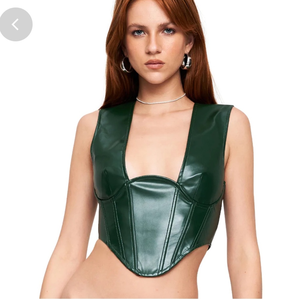 Lioness Y2K Corset Moss